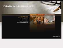 Tablet Screenshot of drabkinandmargulies.com
